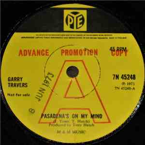 Garry Travers - Pasadena's On My Mind flac album