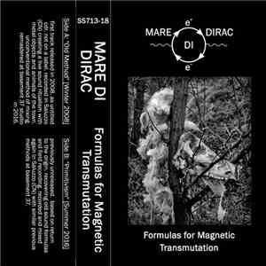Mare Di Dirac - Formulas For Magnetic Transmutation flac album