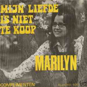 Marilyn  - Mijn Liefde Is Niet Te Koop flac album