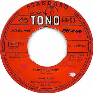Paul Anka - I Love You, Baby / Tell Me That You Love Me flac album