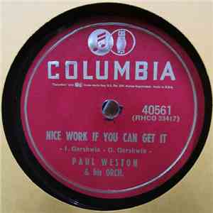 Paul Weston And His Orchestra - Nice Work If You Can Get It / A Chance At Love flac album