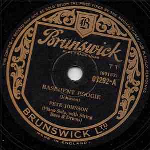 Pete Johnson - Basement Boogie / Death Ray Boogie flac album