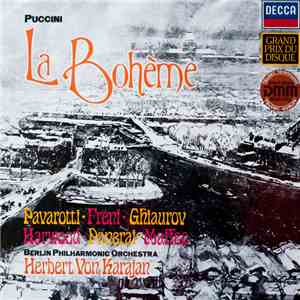 Puccini - Pavarotti · Freni · Ghiaurov · Harwood · Panerai · Maffeo · Berlin Philharmonic Orchestra · Herbert von Karajan - La Bohème flac album