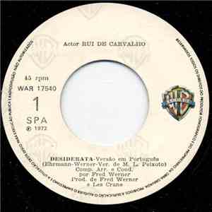 Rui De Carvalho, Les Crane - Desiderata flac album