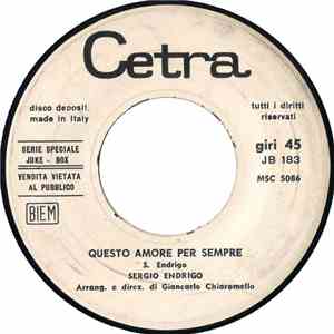 Sergio Endrigo - Questo Amore Per Sempre / Girotondo Intorno Al Mondo flac album