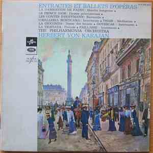 The Philharmonia Orchestra, Herbert von Karajan - Entractes Et Ballets D'Opéras flac album