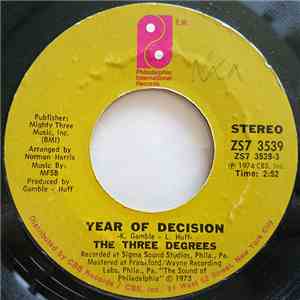 The Three Degrees - Year Of Decision flac album