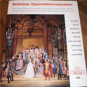 Willy Hofmann, Georg Stern, Willy Müller-Jost, Marlies Wendel, Hilde Kremer - Beliebte Operettenmelodien flac album