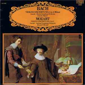 Bach, Mozart, Boston Symphony Orchestra, Charles Munch, National Symphony Orchestra, Howard Mitchell, Laredo - Bach Violin Concerto No.1 In A Minor / Mozart Violin Concerto No.3 In G flac album