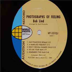 Bob Lind - Photographs Of Feeling flac album