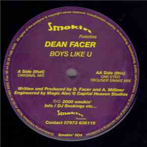 Dean Facer - Boys Like U flac album