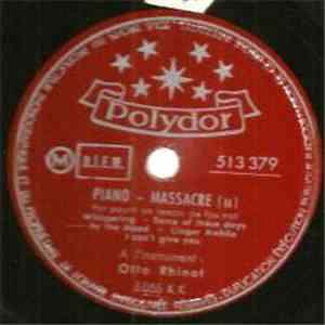 Otto Rhinot Et Alain Stument - Piano-massacre flac album