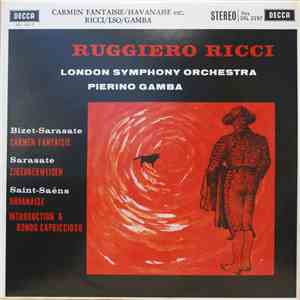 Ruggiero Ricci, London Symphony Orchestra, Gamba, Bizet / Sarasate / Saint-Saëns - Carmen Fantaisie / Zigeunerweisen / Havanaise / Introduction & Rondo Capriccioso flac album