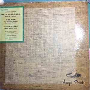 Dallapiccola, Maurice Delage, Guarnieri, André Cluytens & Igor Markevitch - Canti Di Prigionia / Four Poemes Hindous / Berceuse Phoque / String Quartet No.2 flac album