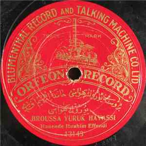 خاننده ابراهيم افندي = Hanendé Ibrahim Effendi - بروسه يورك هواسي = Broussa Yuruk Havassi flac album