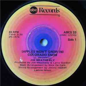 Jim Weatherly - (Apples Won't Grow In) Colorado Snow flac album