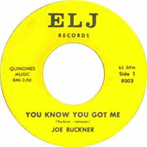 Joe Buckner - You Know You Got Me flac album