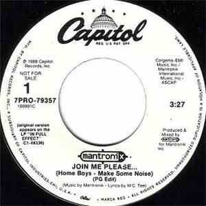 Mantronix - Join Me Please... (Home Boys - Make Some Noise) flac album