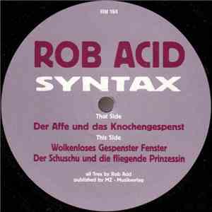 Rob Acid - Syntax flac album