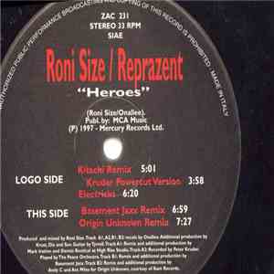 Roni Size / Reprazent - Heroes flac album