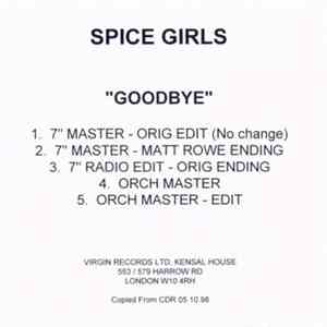 Spice Girls - Goodbye (UK Promo CD-R Mixes) flac album