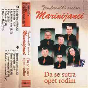 Tamburaški Sastav Marinijanci - Da Se Sutra Opet Rodim flac album