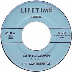 The Continentals  - Cathy's Clown flac album