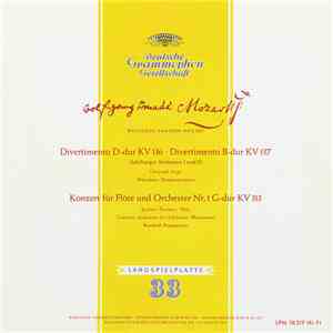 Wolfgang Amadeus Mozart, Christoph Stepp, Münchener Kammerorchester, Gastone Tassinari, Camerata Academica Des Salzburger Mozarteums, Bernhard Paumgartner - Divertimento D-dur KV 136 ∙ Divertimento B-dur KV 137 / Konzert Für Flöte Und Orchester Nr. 1 G-du flac album