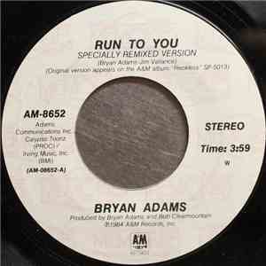 Bryan Adams - Run To You flac album
