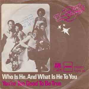 Creative Source - Who Is He, And What Is He To You flac album