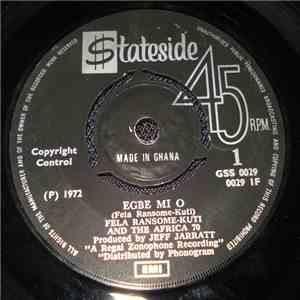 Fela Ransome-Kuti And The Africa '70 - Egbe Mi O / Chop And Quench flac album