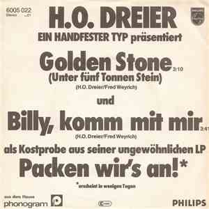 H. O. Dreier - Golden Stone (Unter Fünf Tonnen Stein flac album