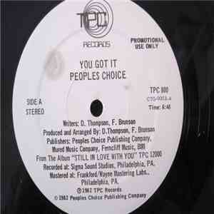 People's Choice - You Got It flac album