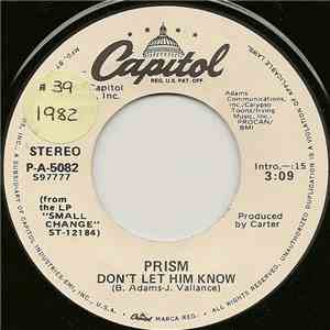 Prism  - Don't Let Him Know flac album