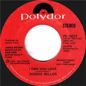 Ronnie Miller  - I Owe You Love flac album