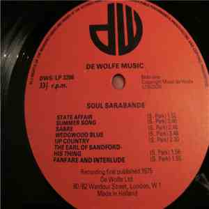 Simon Park - Soul Sarabande flac album