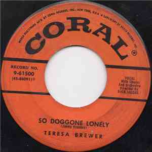 Teresa Brewer - So Doggone Lonely / Baby Be My Toy flac album