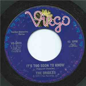 The Orioles - It's Too Soon To Know / Tell Me So flac album