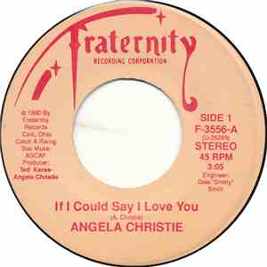 Angela Christie - If I Could Say I Love You flac album
