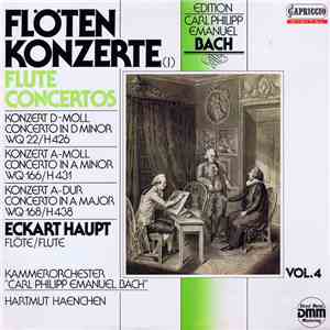Carl Philipp Emanuel Bach, Eckart Haupt, Kammerorchester "Carl Philipp Emanuel Bach" - Hartmut Haenchen - Flötenkonzerte flac album