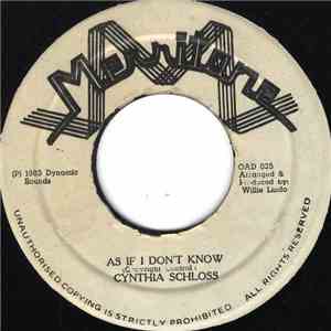 Cynthia Schloss - As If I Don't Know flac album