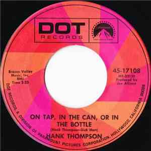 Hank Thompson - On Tap, In The Can, Or In The Bottle flac album