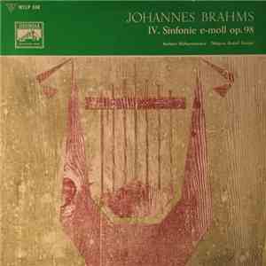 Johannes Brahms, Berliner Philharmoniker, Rudolf Kempe - IV. Sinfonie e-moll op. 98 flac album