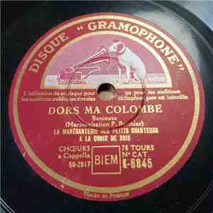 La Manécanterie Des Petits Chanteurs A La Croix De Bois - Dors Ma Colombe / Ils Etaient Trois Petits Enfants flac album