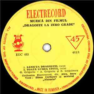 Orchestra Electrecord Dir. Alex. Imre - Muzică Din Filmul „Dragoste La Zero Grade“ flac album