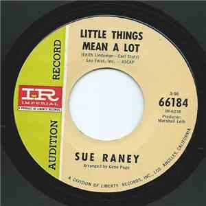 Sue Raney - Little Things Mean A Lot / Who's Afraid? flac album