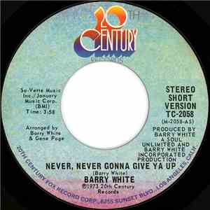 Barry White - Never, Never Gonna Give Ya Up flac album