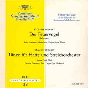 Igor Strawinsky / Claude Debussy - Der Feuervogel / Tänze Für Harfe Und Streichorchester flac album