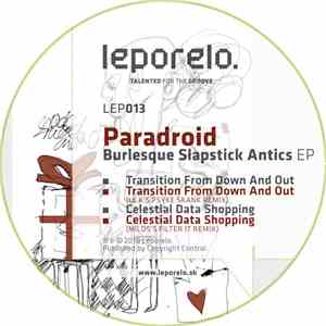 Paradroid - Burlesque Slapstick Antics EP flac album