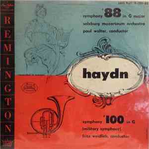 Paul Walter Conducts Fritz Weidlich Conducts Haydn - Symphony No. 88 In G Major / Symphony No. 100 In G Major (Military) flac album